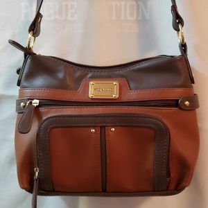 Stone & Co. Zip-Around Crossbody Leather Hobo Bag